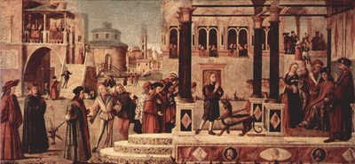 Gemäldezyklus der Kapelle der Scuola di San Giorgio degli Schiavoni von Vittore Carpaccio